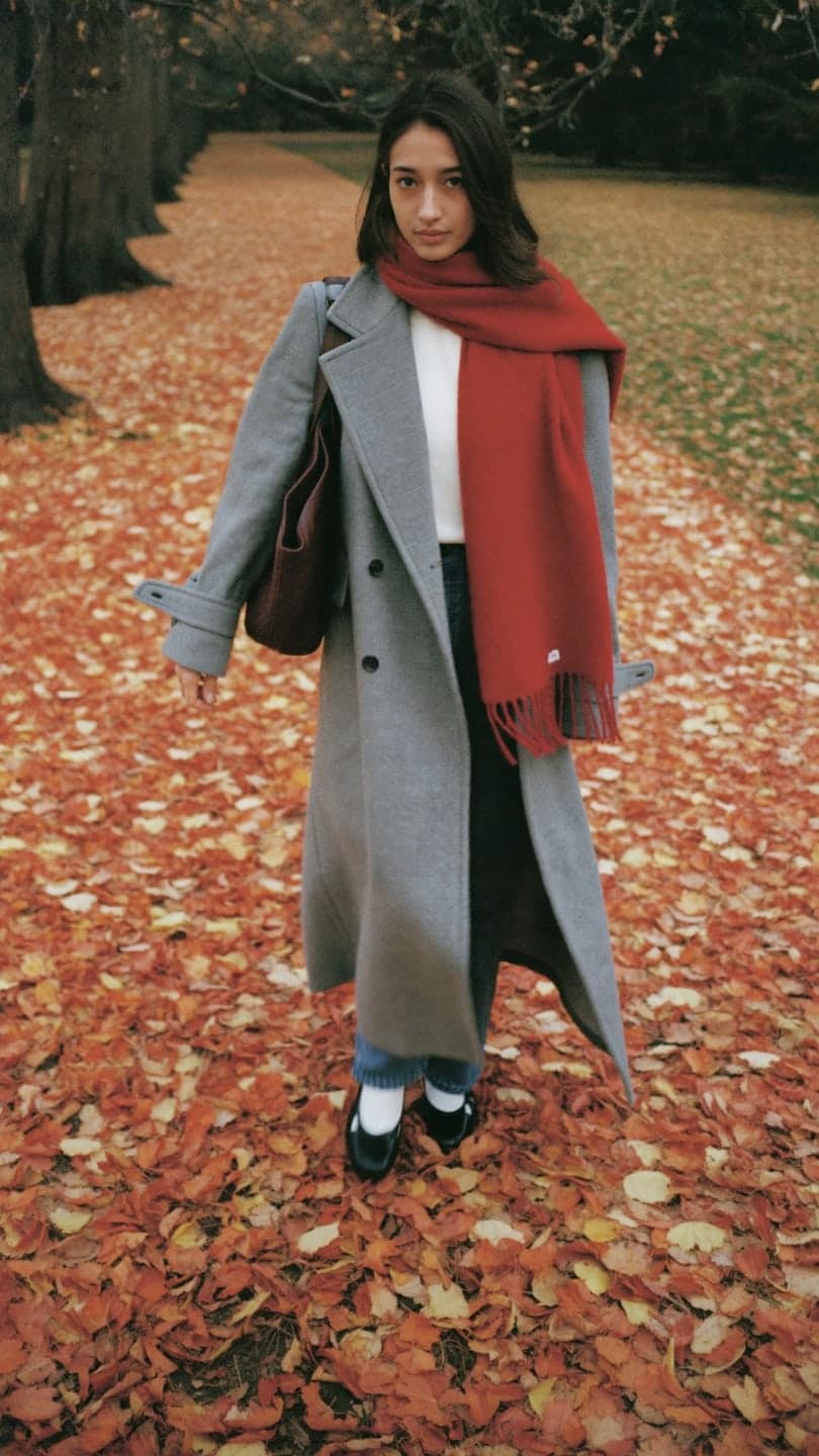 Autumn leaves walk — AI video template example