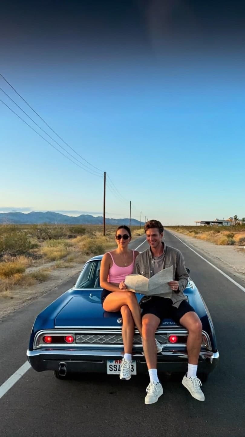 Desert road trip — AI video template example