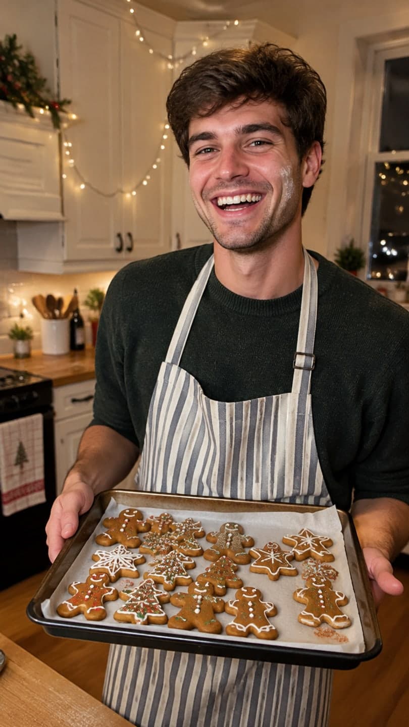 Gingerbread baking example