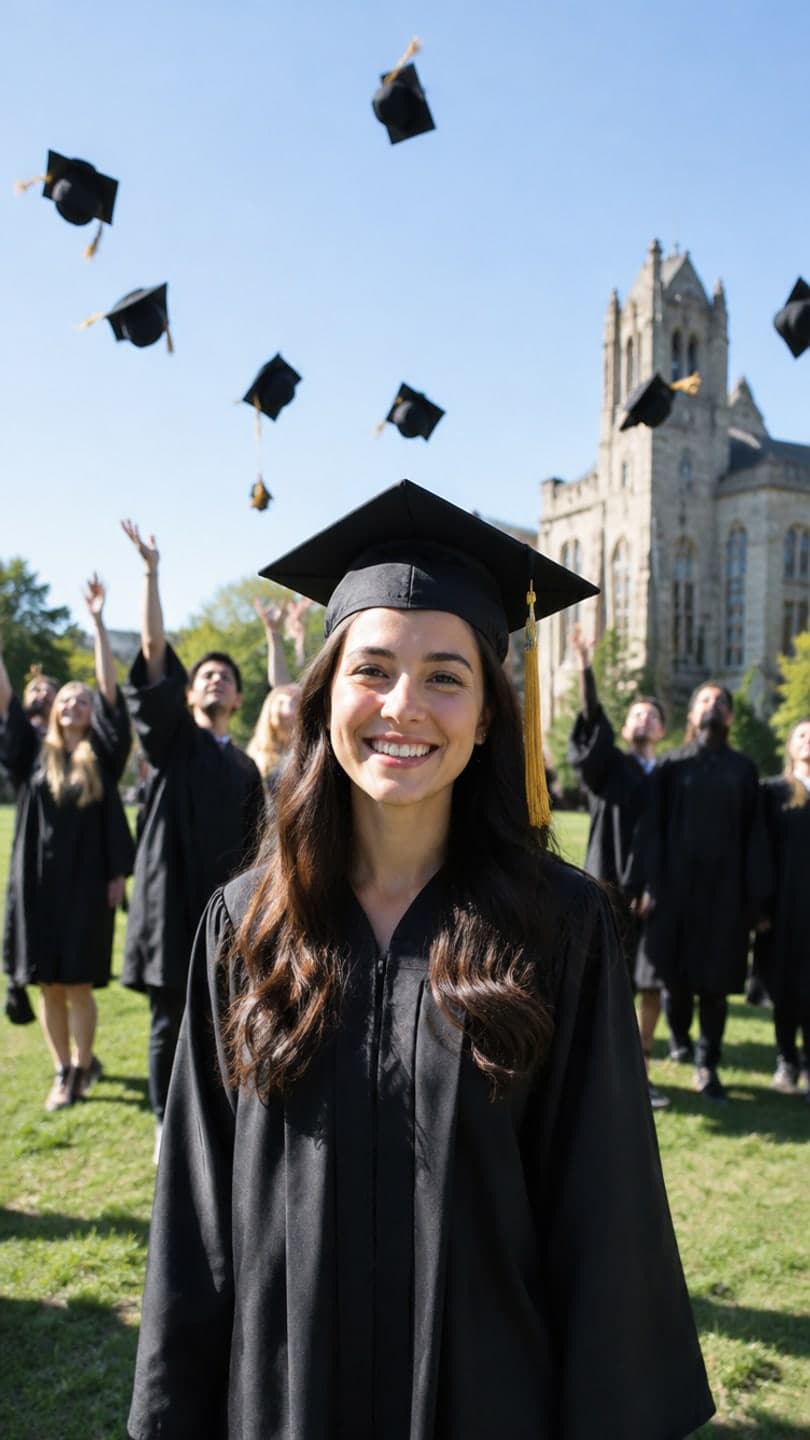 Graduation day — AI video template example