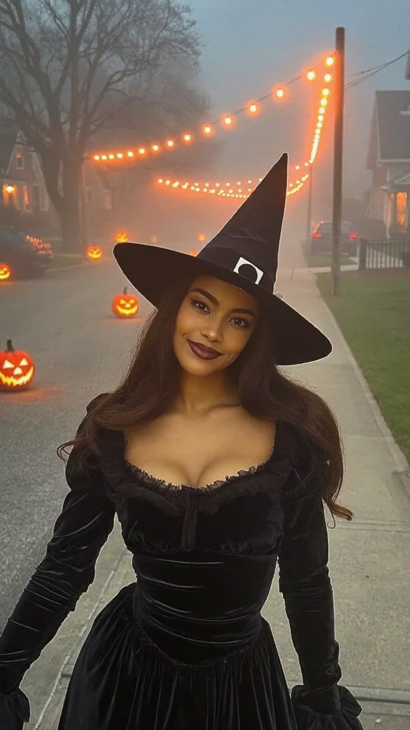 Halloween witch example