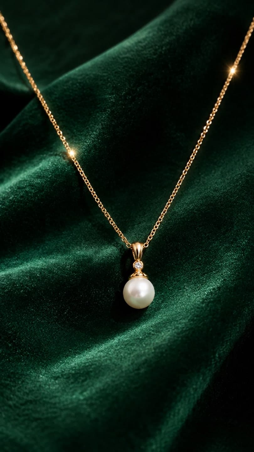 Jewelry on velvet — AI video template example