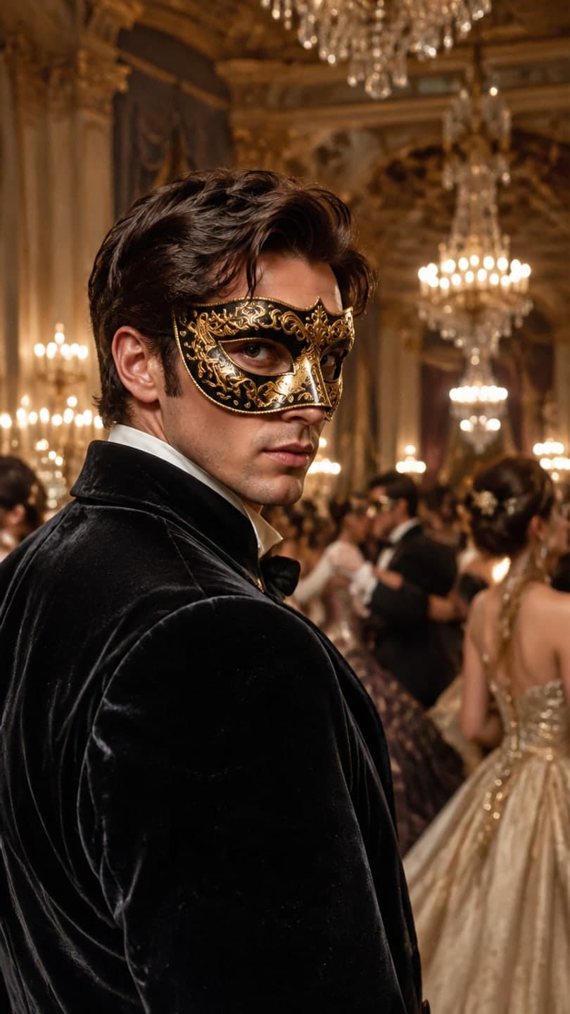 Masquerade ball — AI video template example