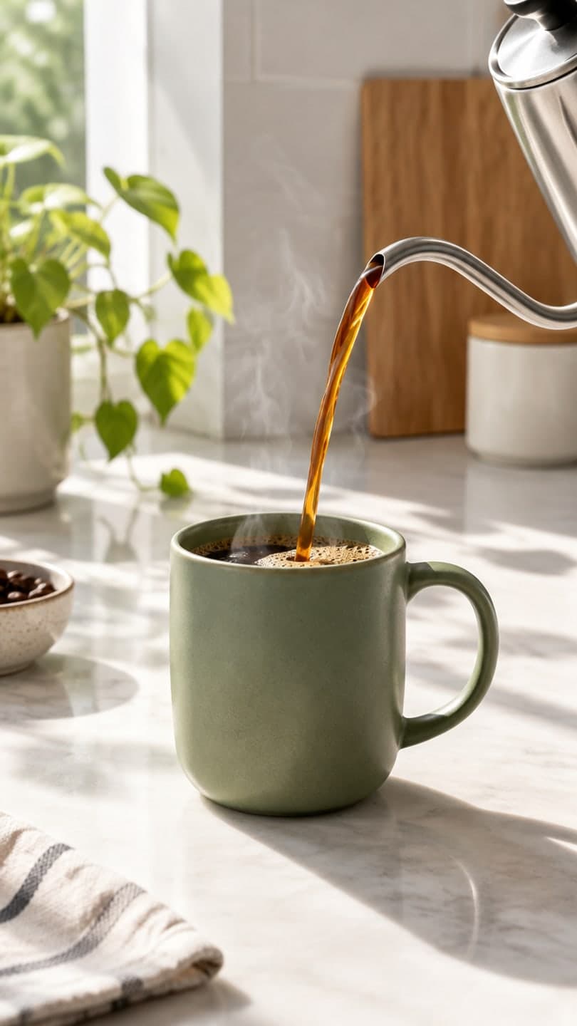 Morning pour