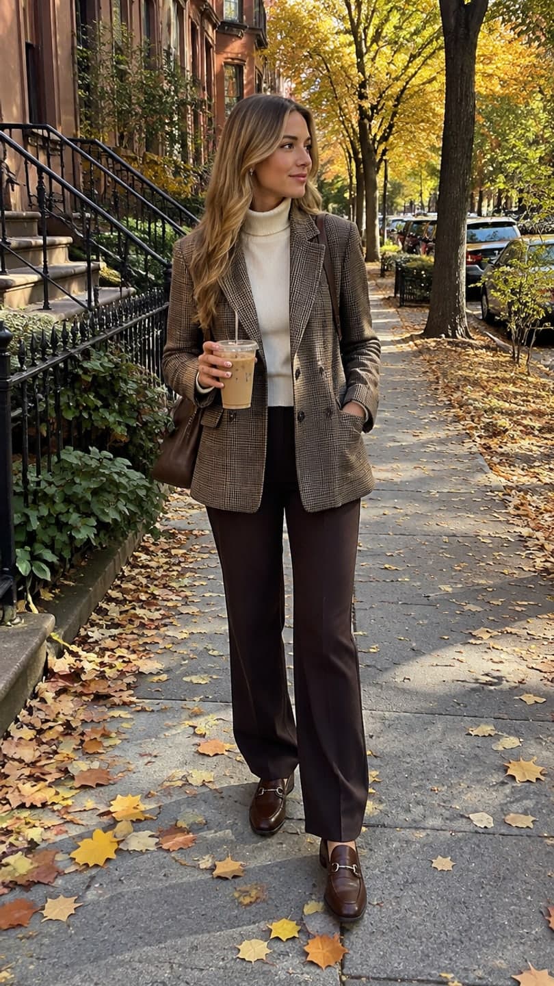 October fit check — AI video template example