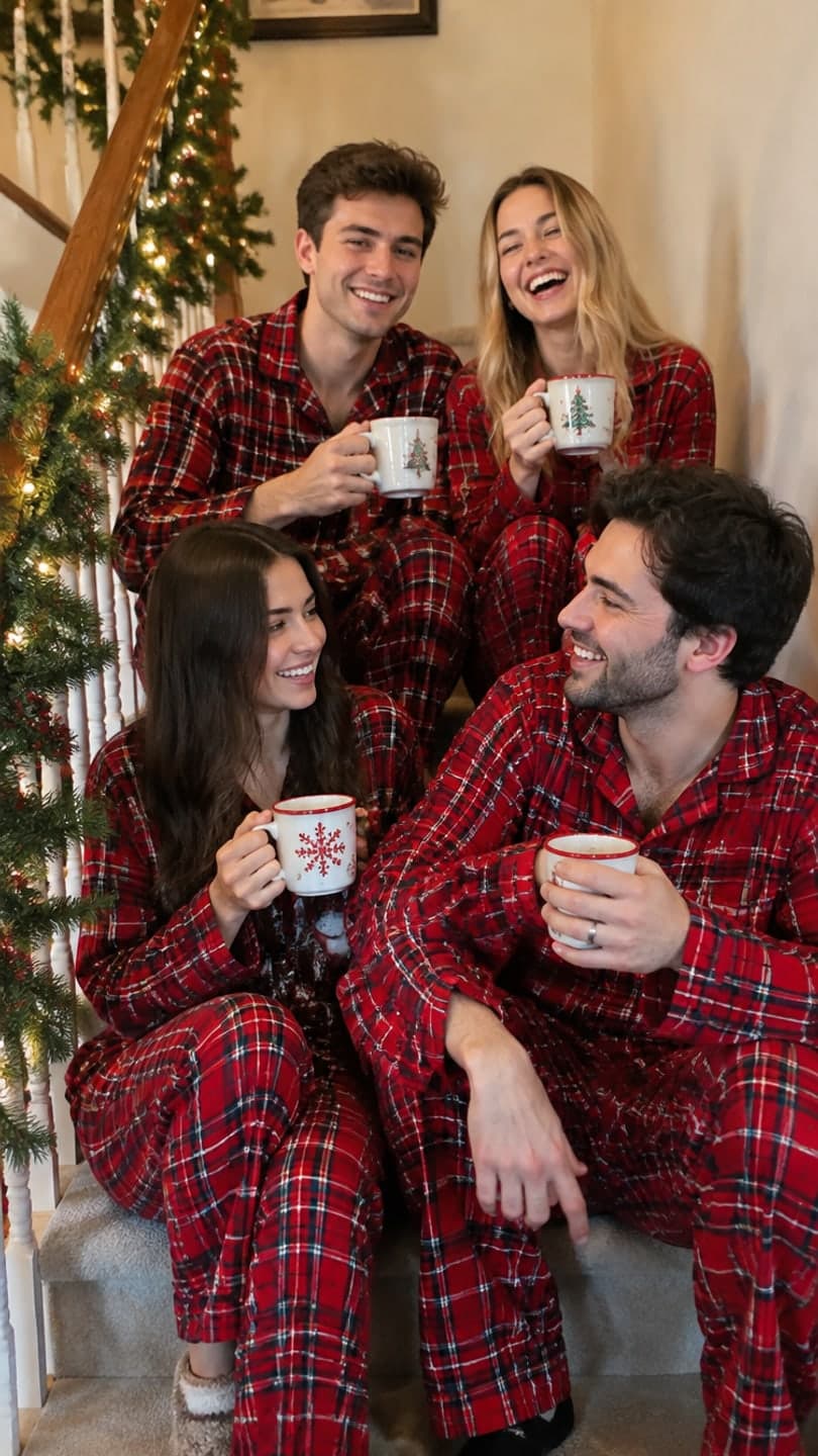 Matching pajamas — AI video template example