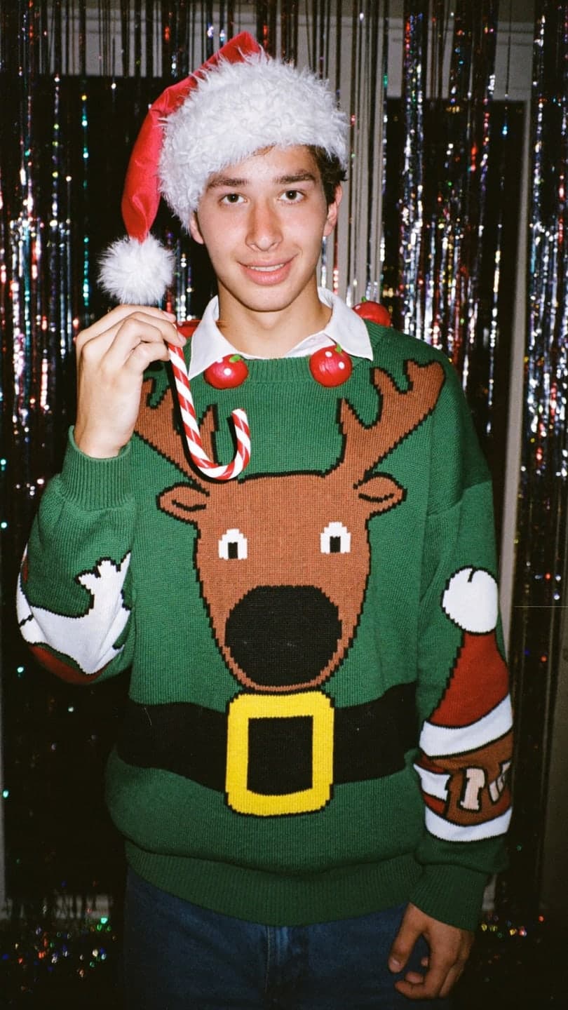 Ugly sweater party — AI video template example