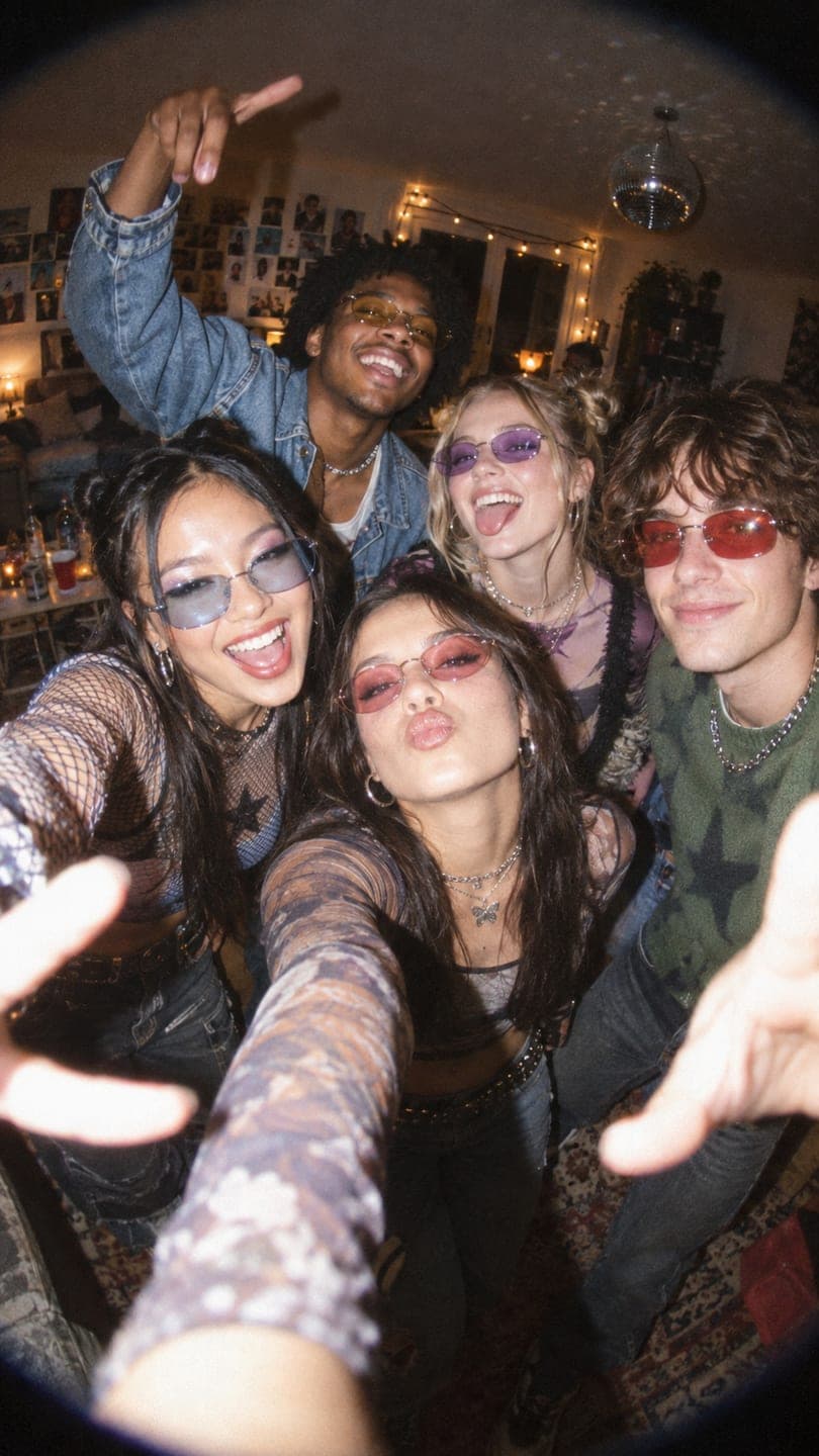 House party — AI photo template example