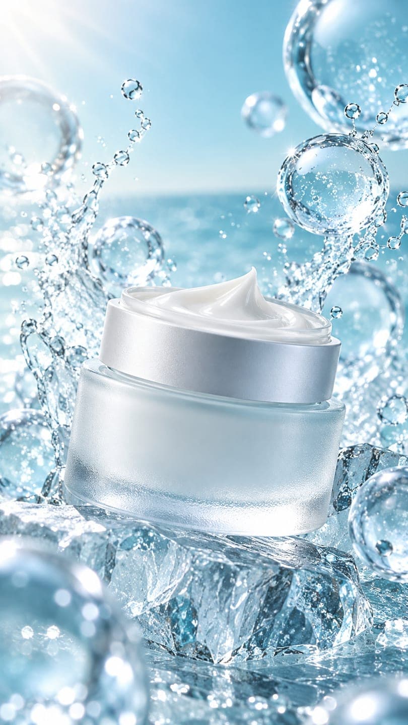 Ice skincare — AI video template example