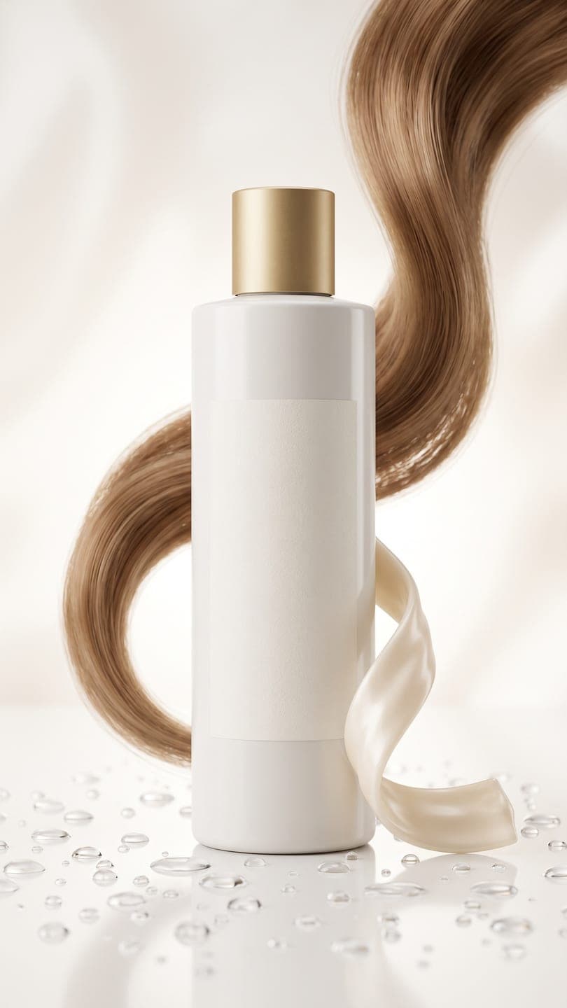 Silky shampoo ad — AI video template example