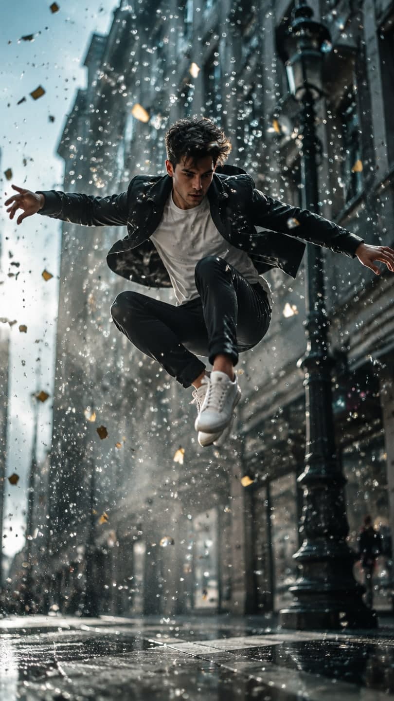 Bullet time — AI video template example