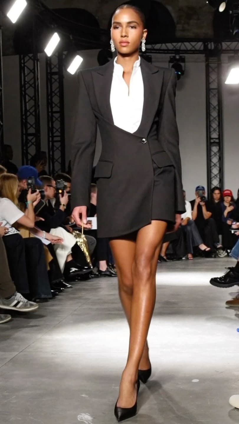 Catwalk strut — AI video template example
