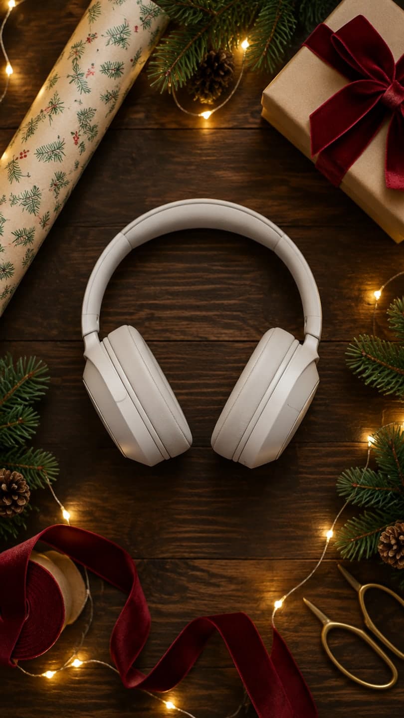 Gift guide flat lay example