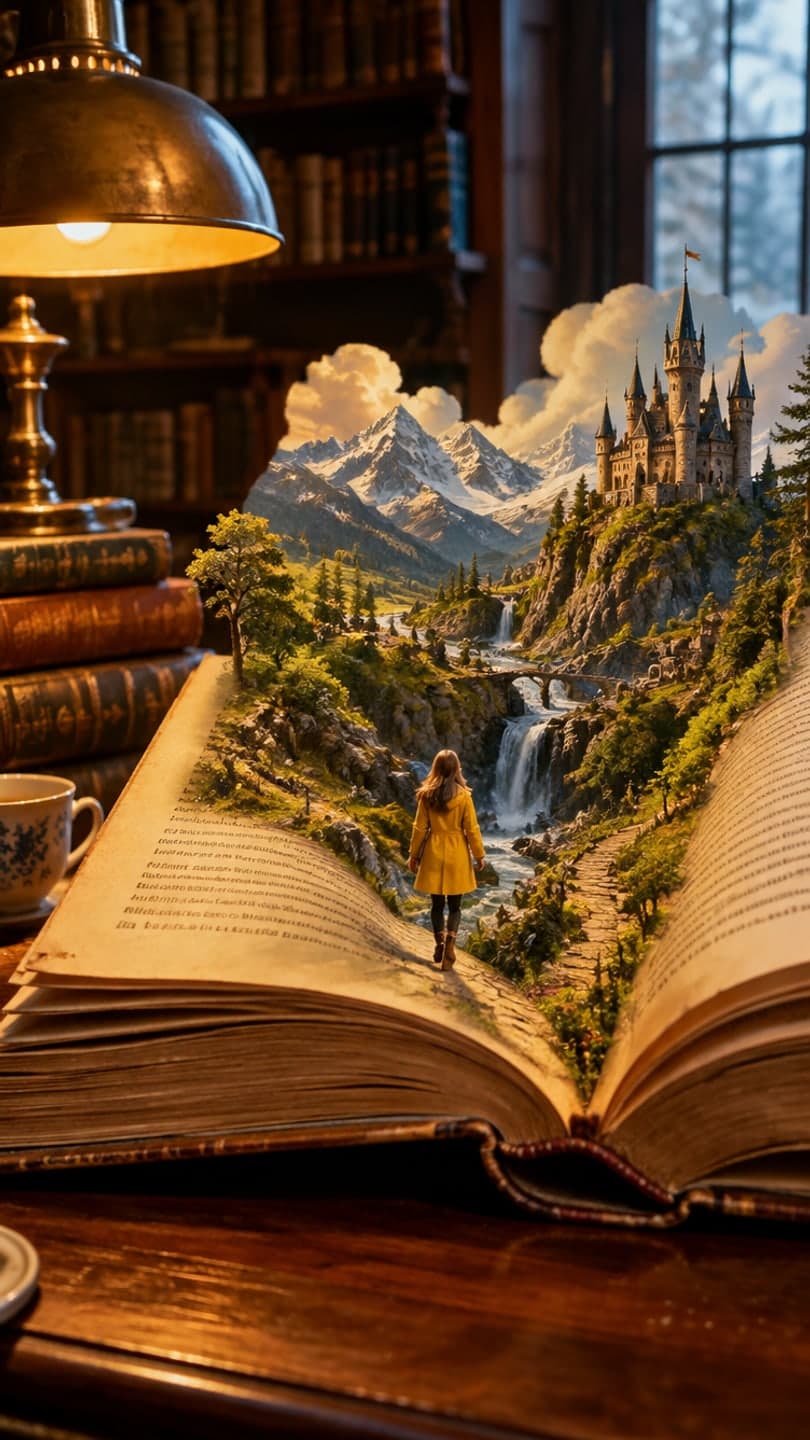 Lost in a book example