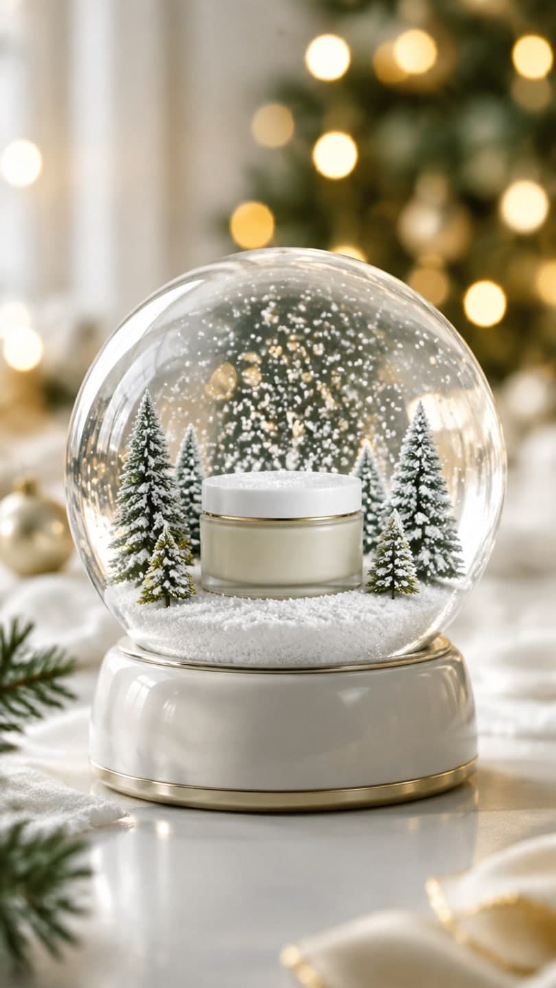Product snow globe example