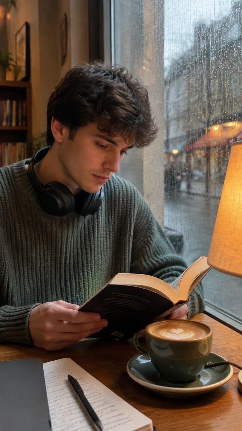 Rainy café study example
